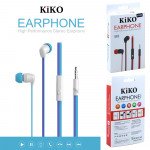 Wholesale KIKO 882 Stereo Earphone Headset with Mic (882 Blue)